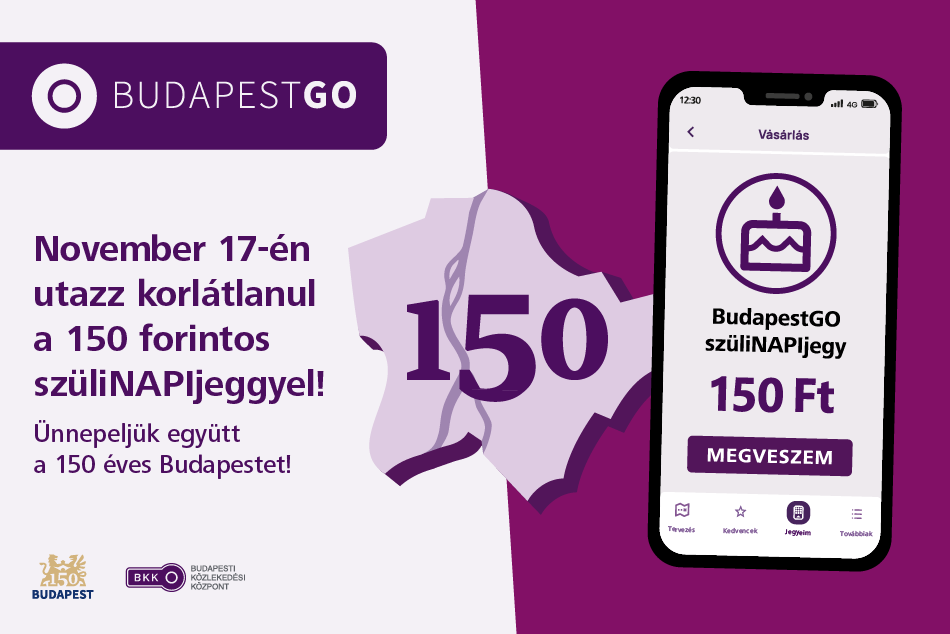 BudapestGO születésnap