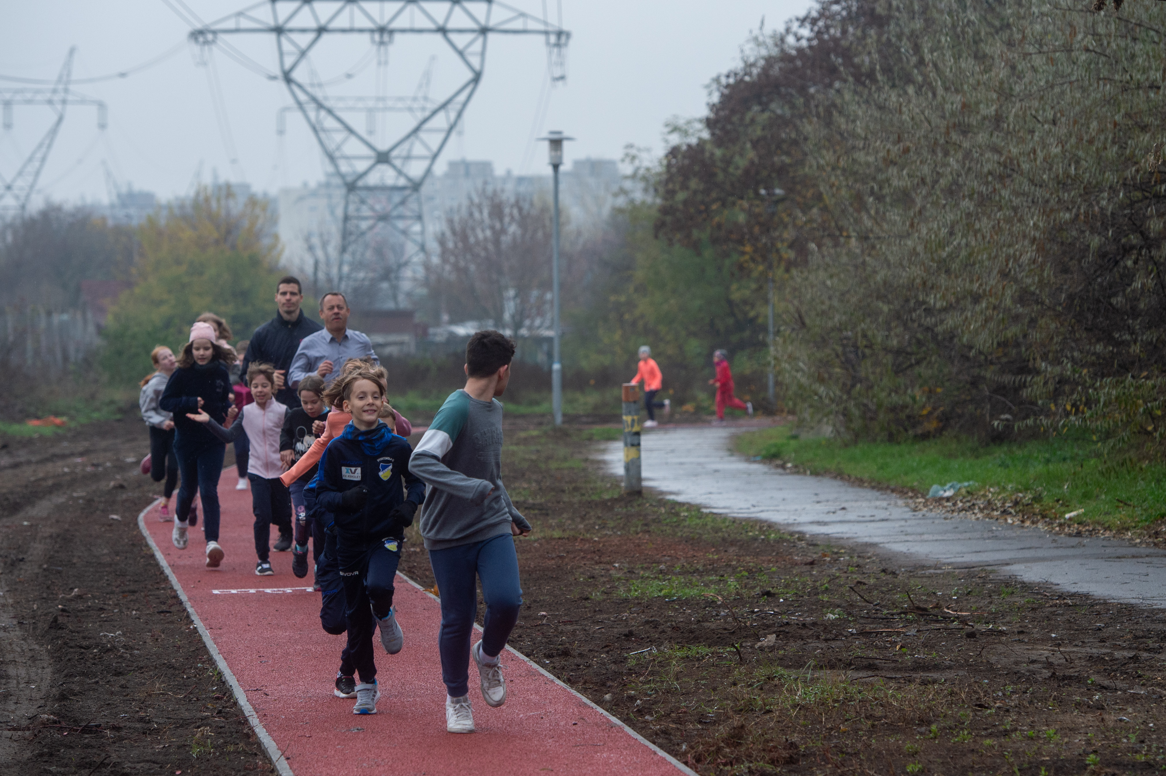 Futópálya átadása a Páskom parkban