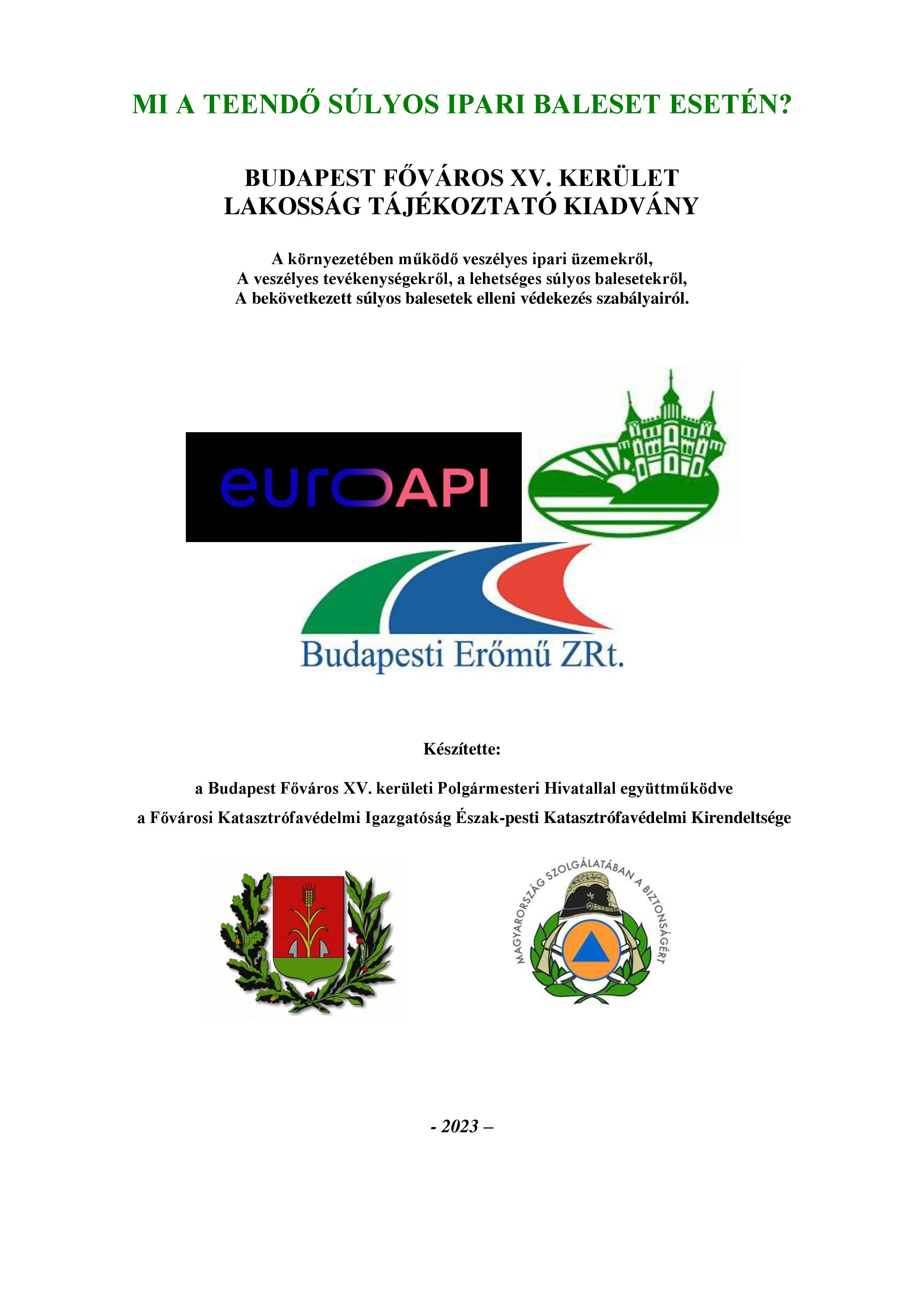 Katasztrófavédelmi tájékoztató