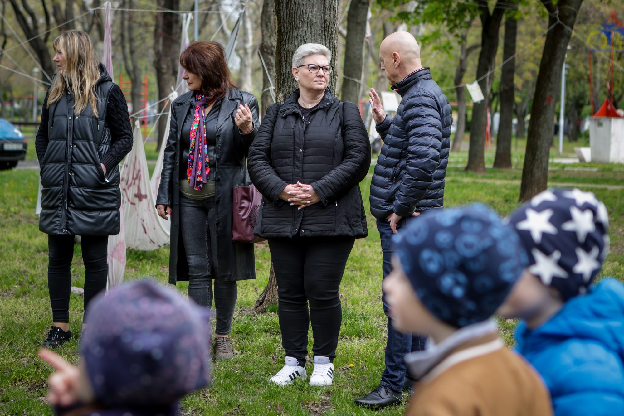 Cserdiné Németh Angéla a Föld napi öko-akadályversenyen