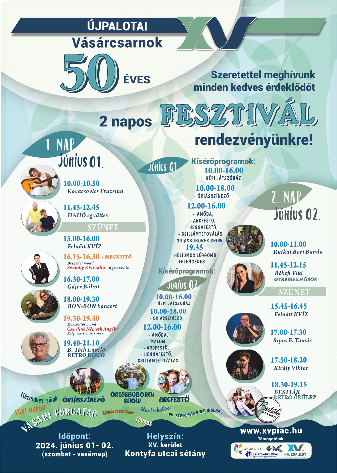 50 éves Vásárcsarnok – fesztivál