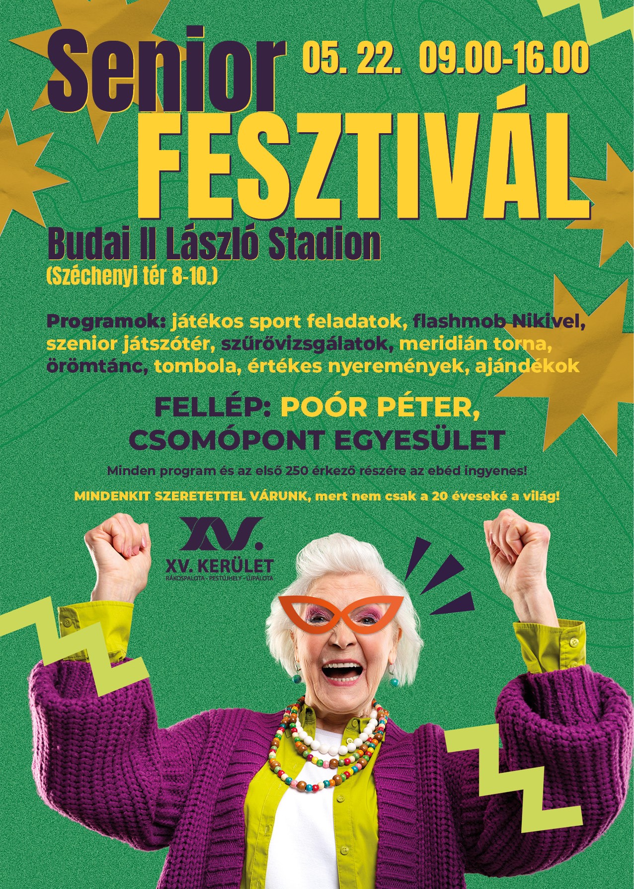 A Senior Fesztivál programja