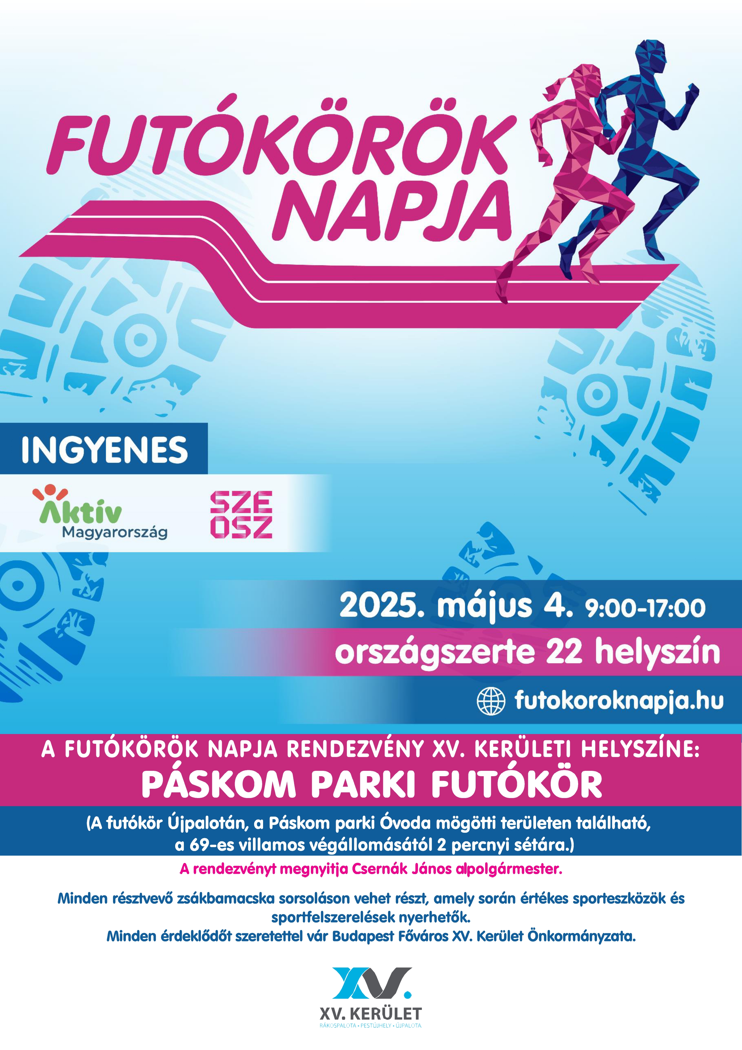 Futókörök Napja 2025 plakátja