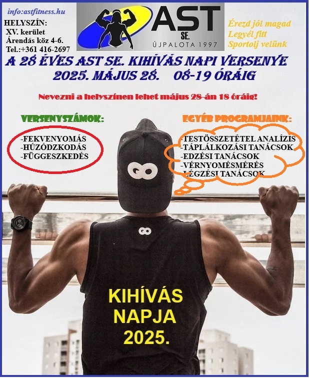az AST kihívásversenyének plakátja