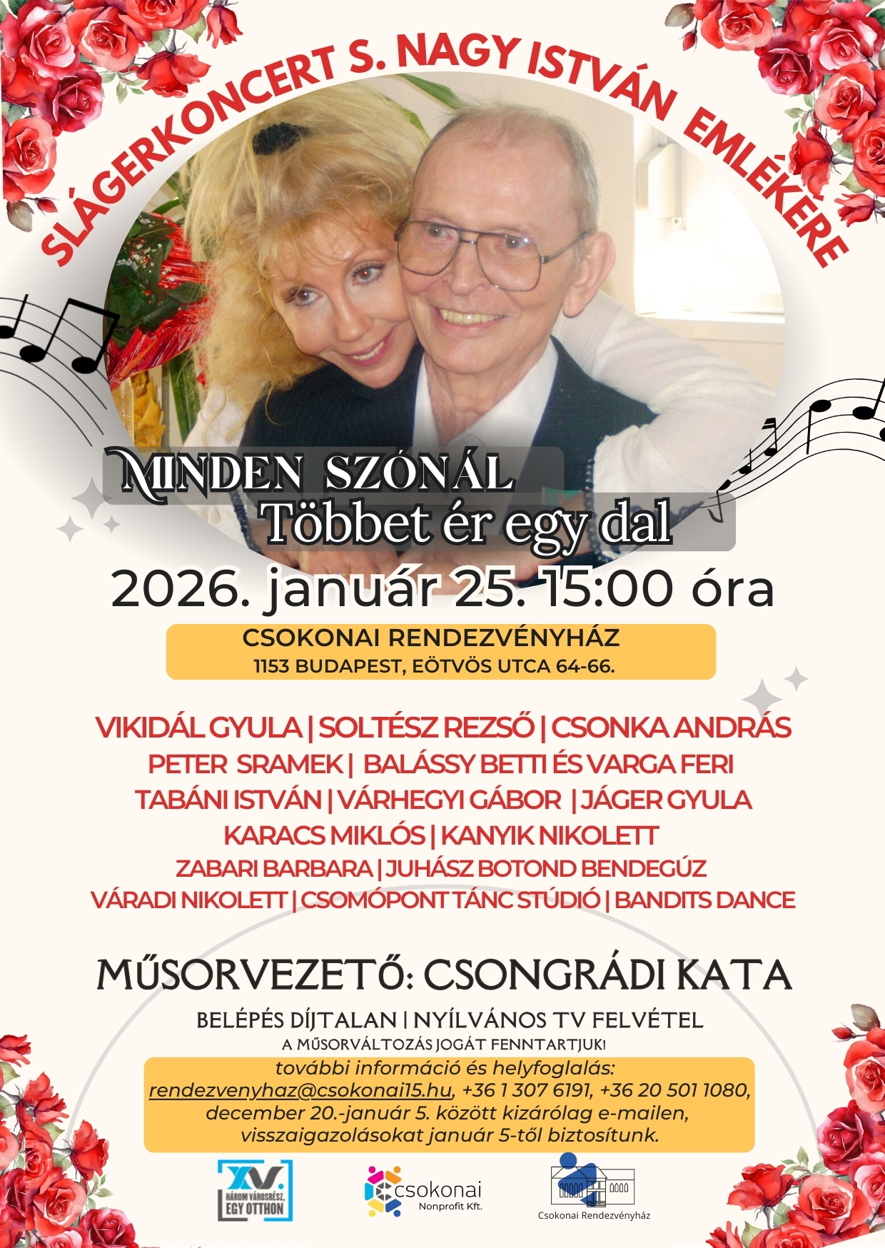 Slágerkoncert plakátja