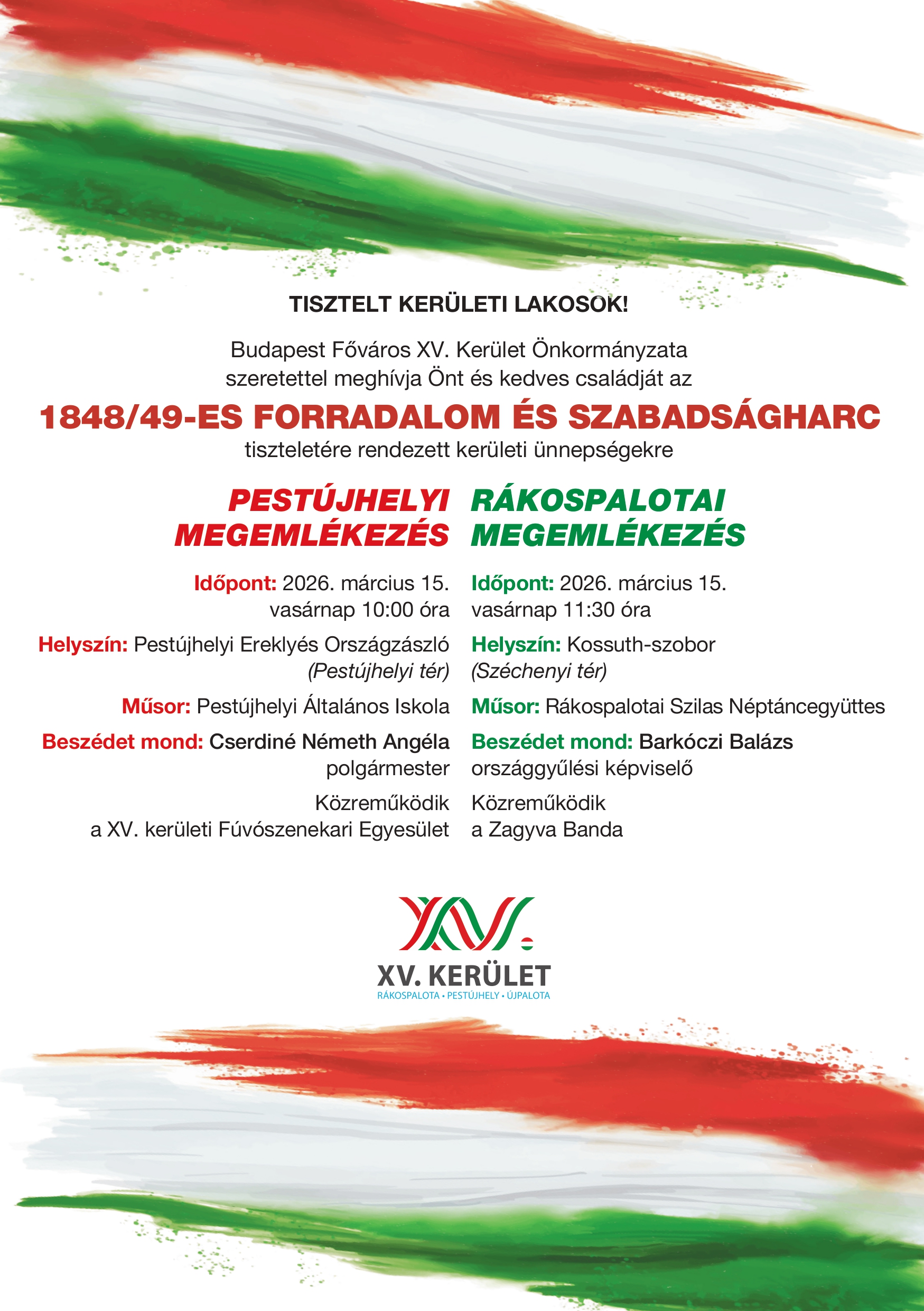 2026. március 15-i program