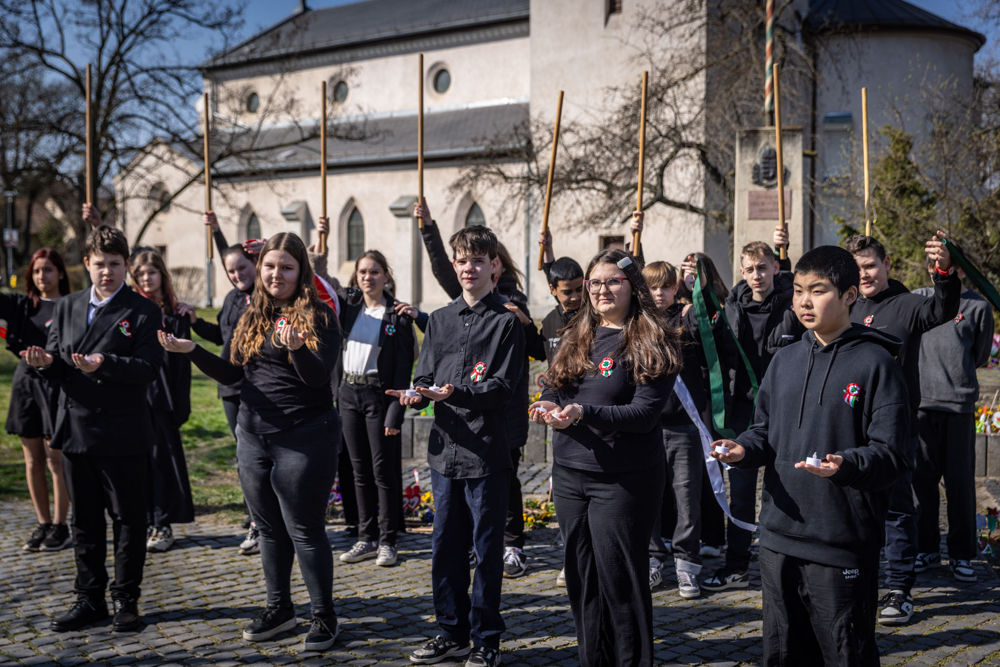 Két helyszínen emlékezett a kerület március 15-ére