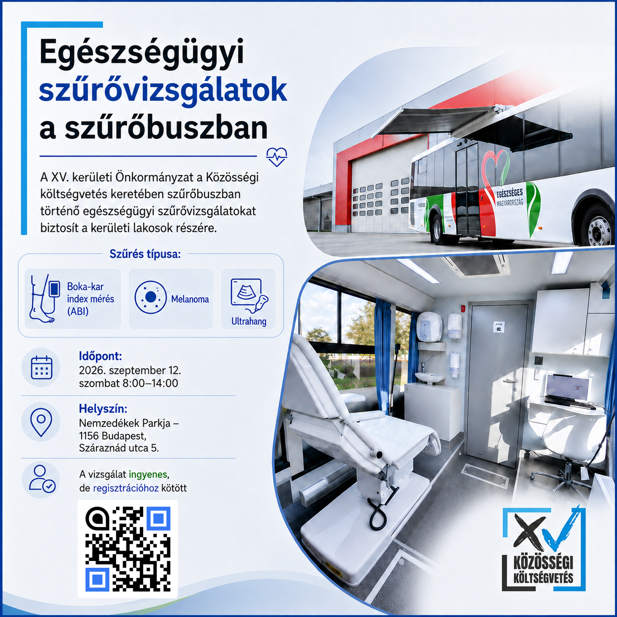 Felhívás a szűrőbuszra