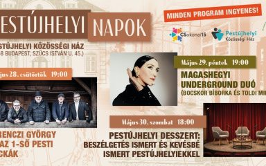 Pestújhelyi napok plakátja