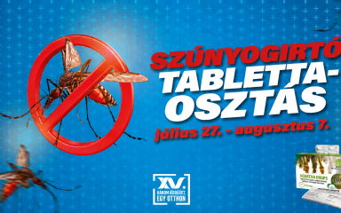 Szúnyogírtótabletta-osztás