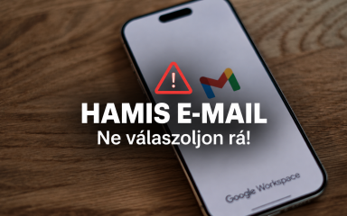 Hamis e-mailre figyelmeztetés
