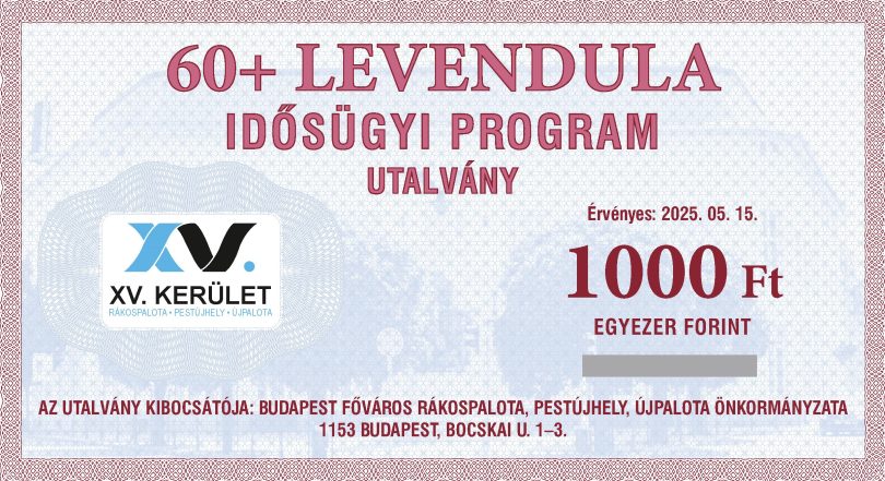 Levendula vásárlási utalvány