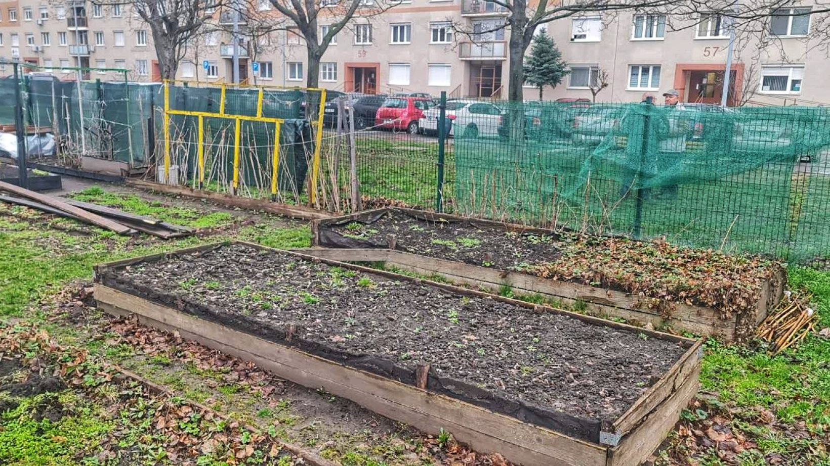 A közösségi kert a felújítás előtt