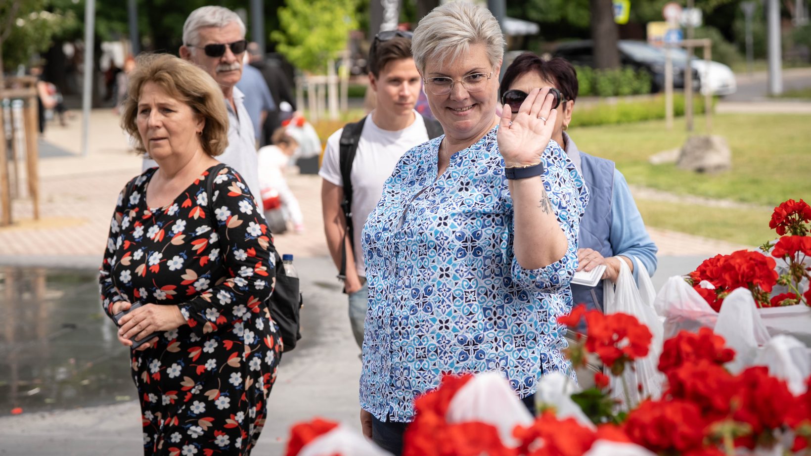 Idén is megtartottuk a muskátliosztást