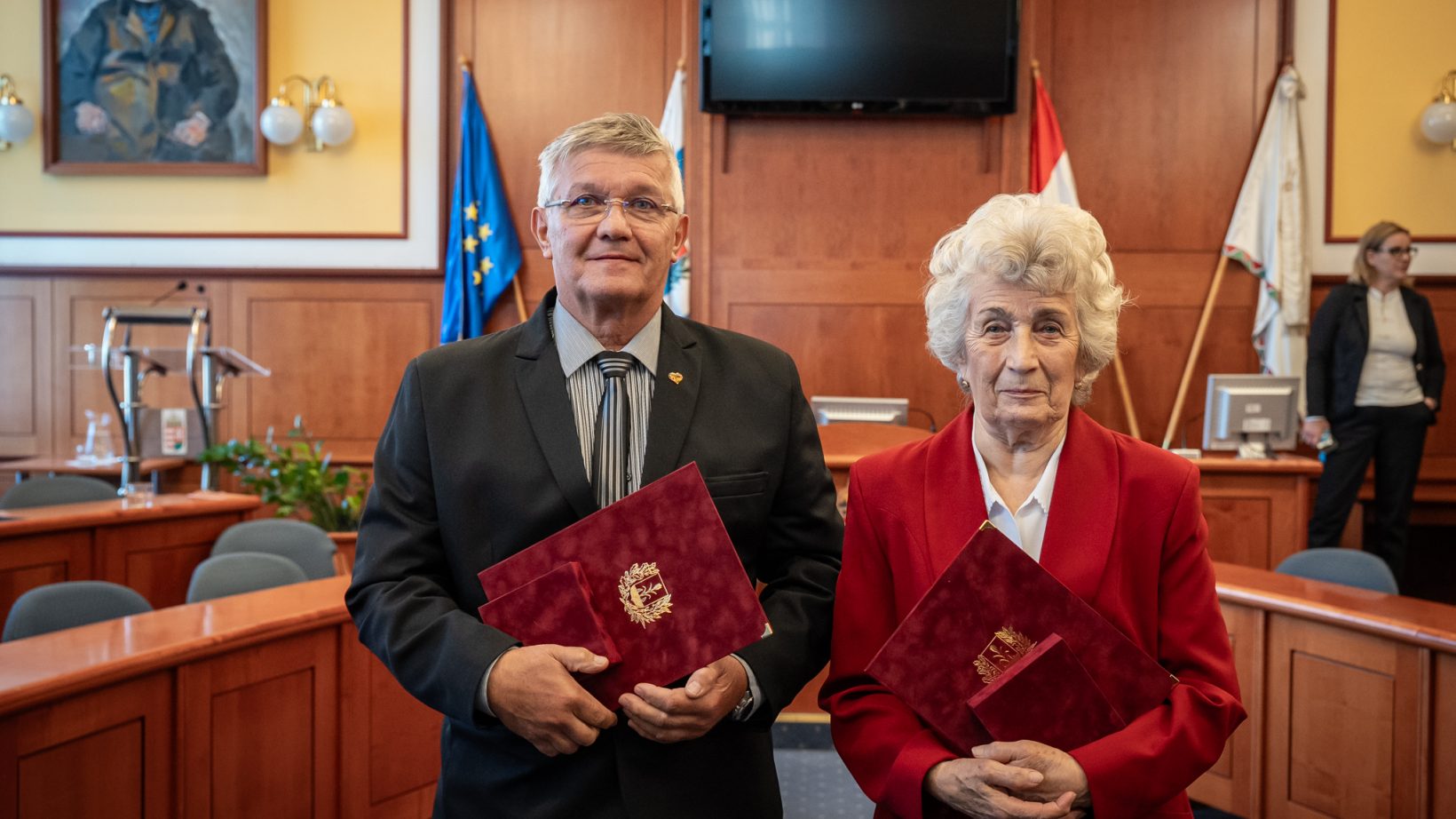Varga Pál és Mészáros Hubáné díszpolgárok