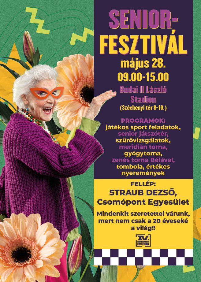 Senior Fesztivál 2025 plakátja
