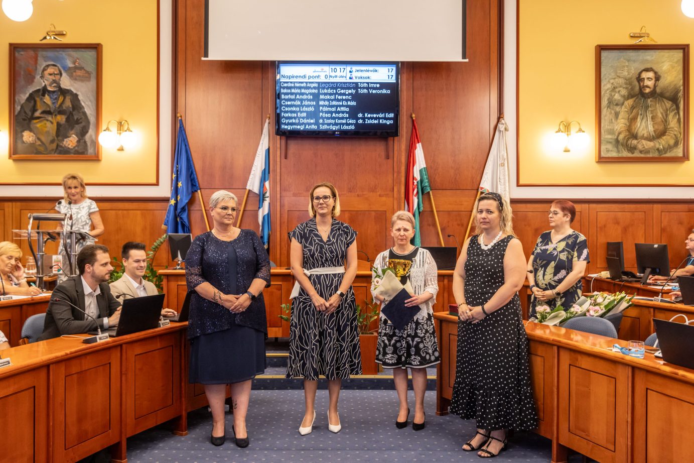 Az Év Köztisztviselője vándordíj átadása