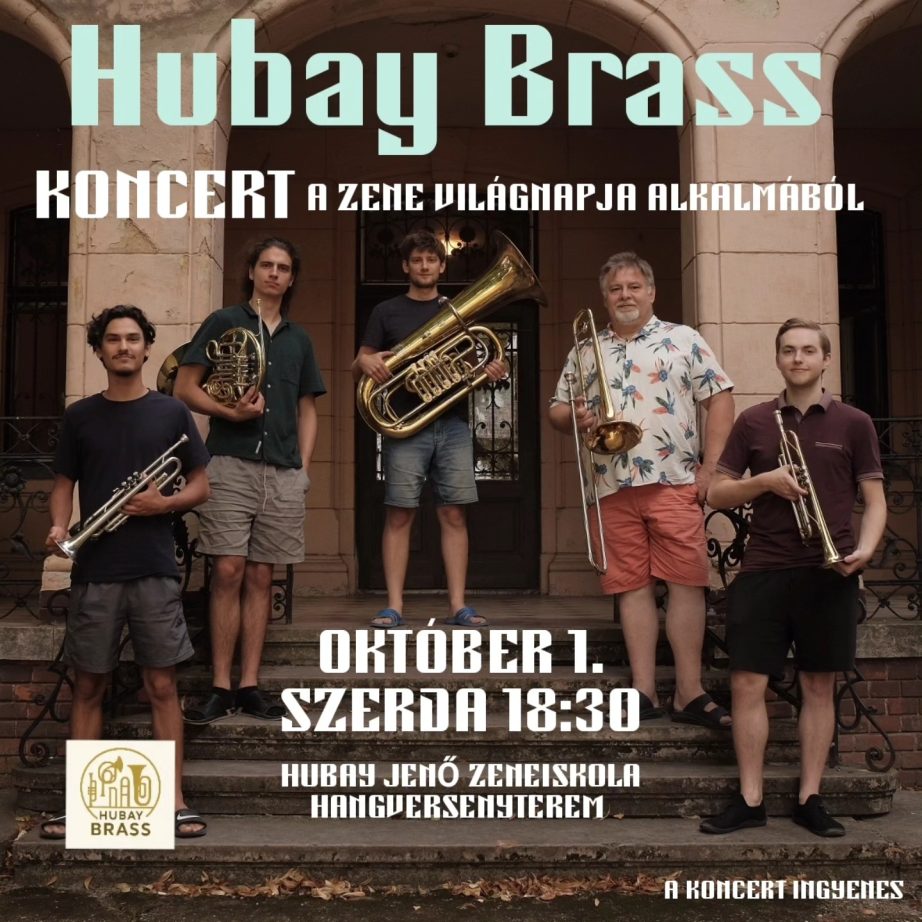 Hubay Brass koncert plakátja