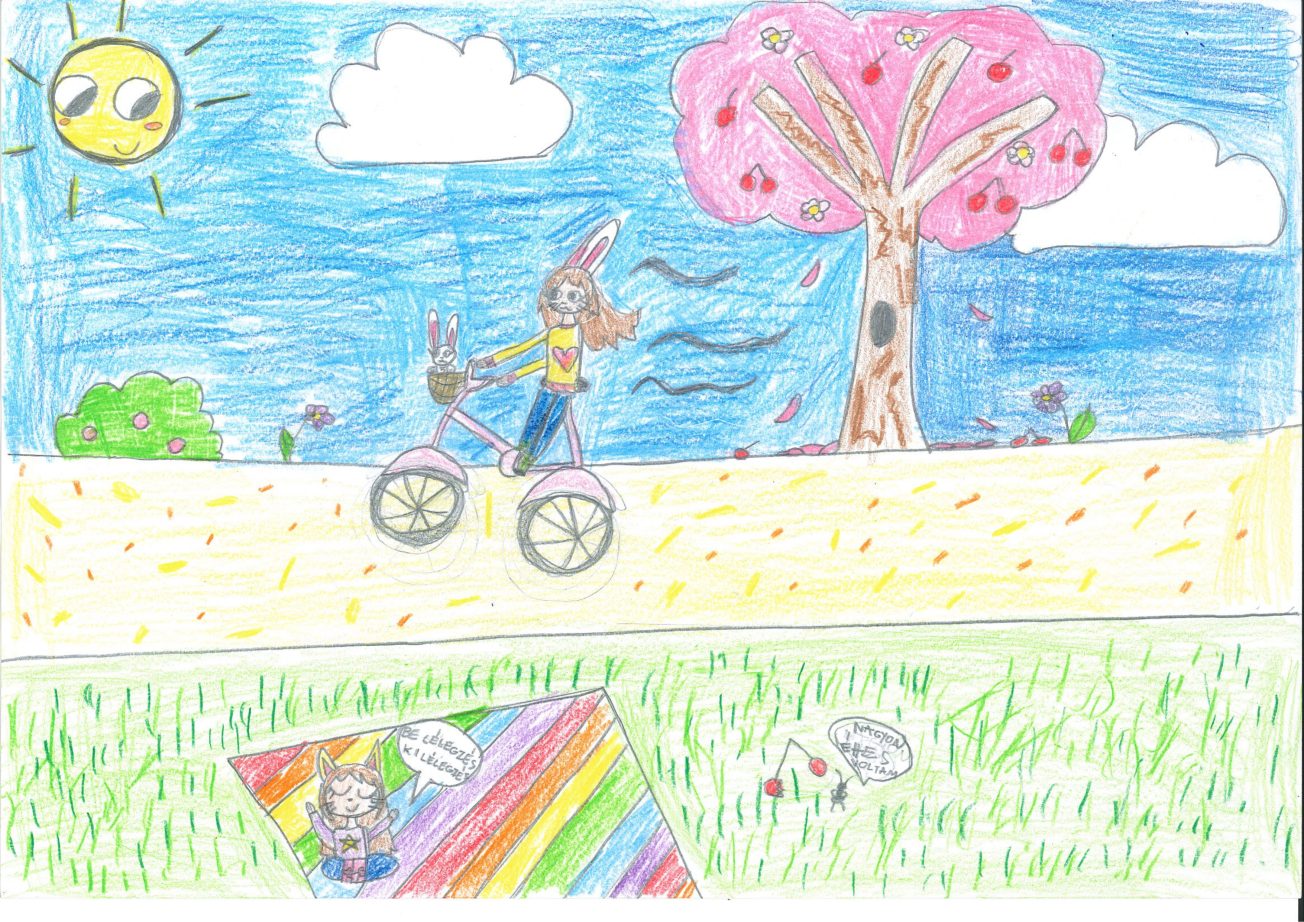 Farkas Tirza – Biciklizés a parkba