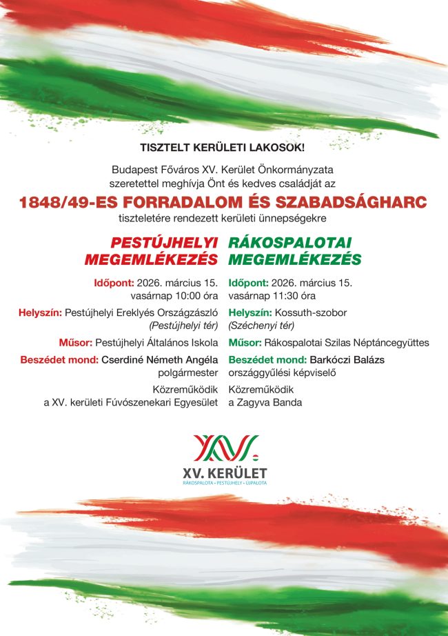 2026. március 15-i program