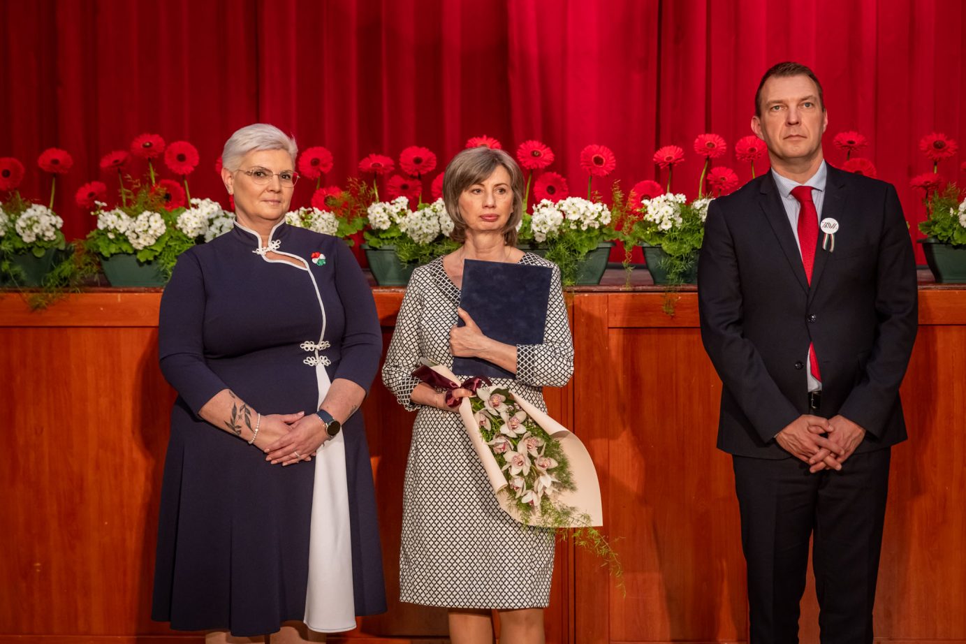 Cserdiné Németh Angéla, Egriné Zalai Anikó és Barkóczi Balázs