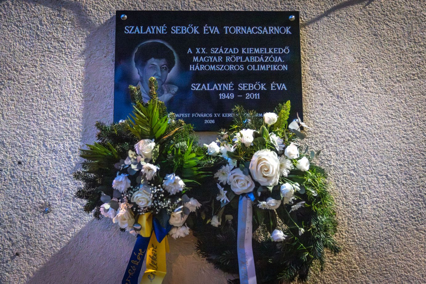 Szalayné Sebők Éva nevét vette fel a Sződliget utcai sportcsarnok