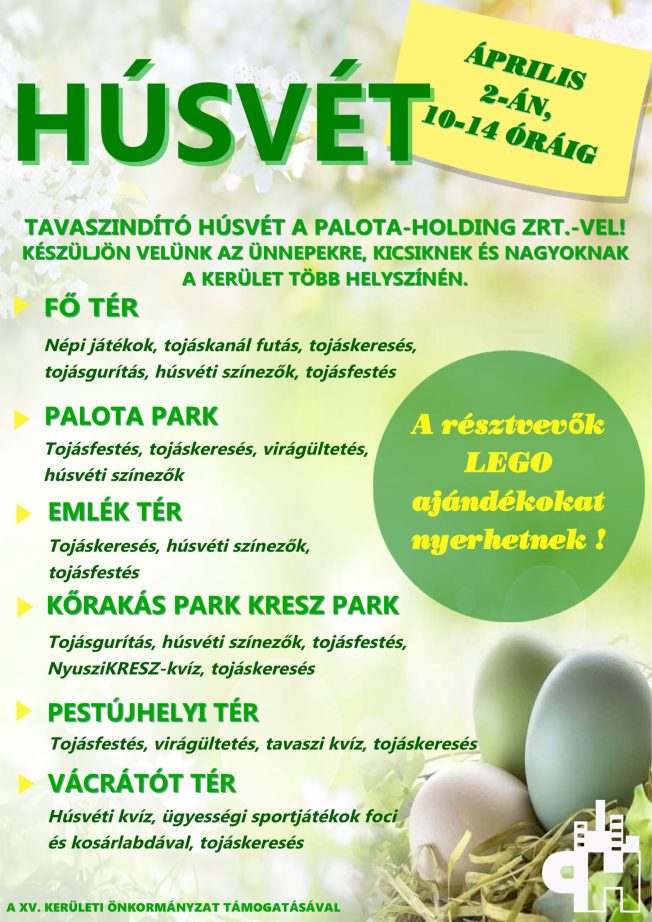 Húsvét a Palota-Holdinggal plakát
