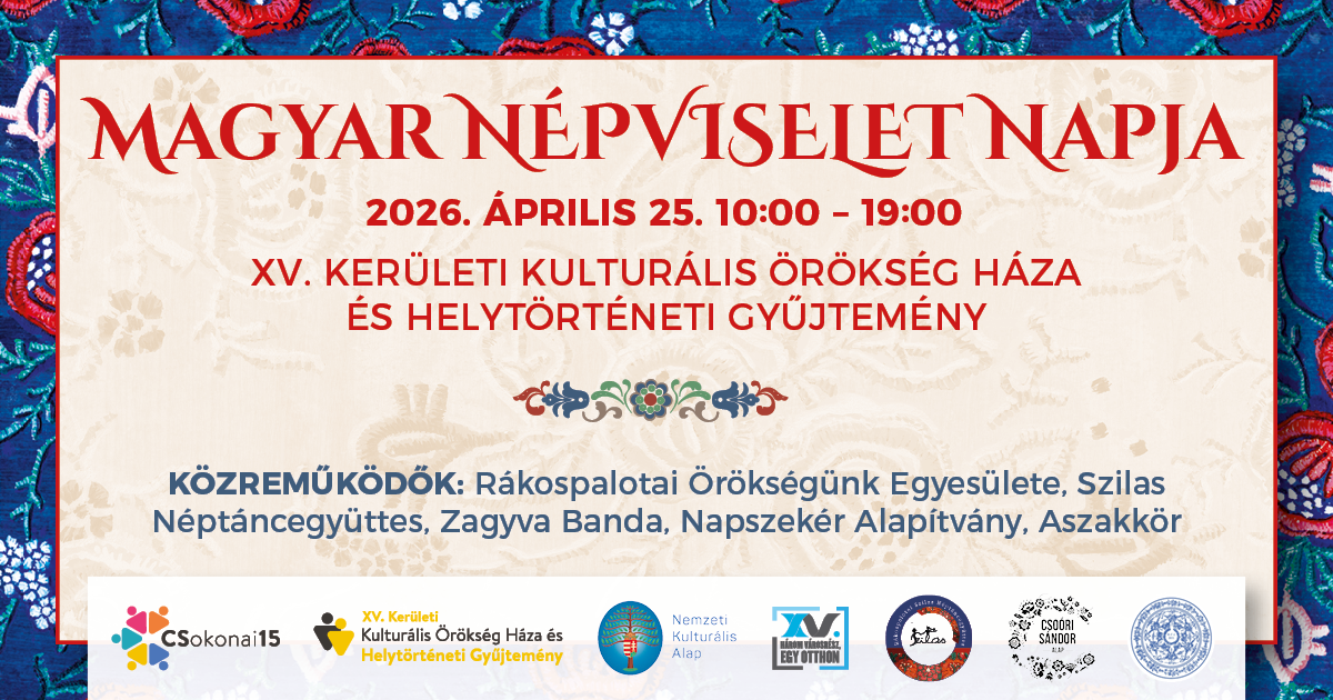 A Magyar Népviselet Napja plakátja