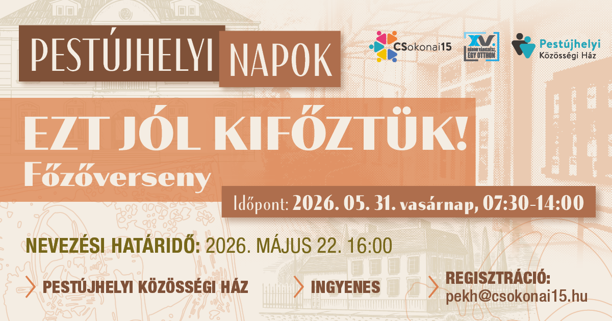 Pestújhelyi Napok főzőverseny 