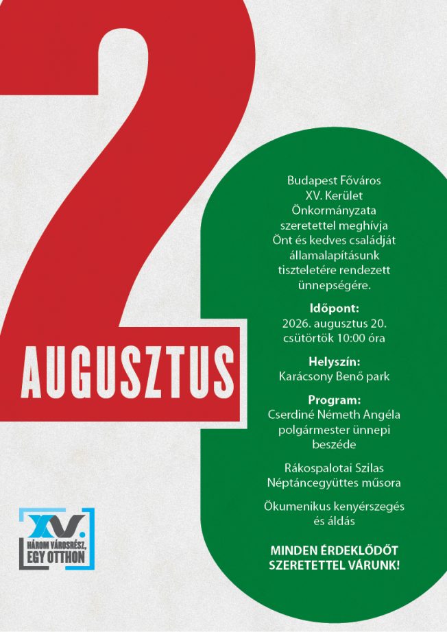 Ünnepi program plakátja