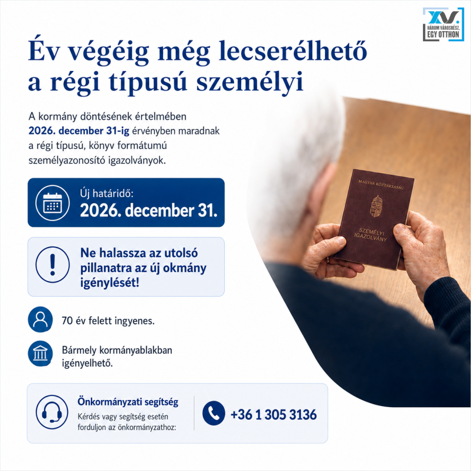 Év végéig egyes ügyekben még használhatók a régi típusú személyik