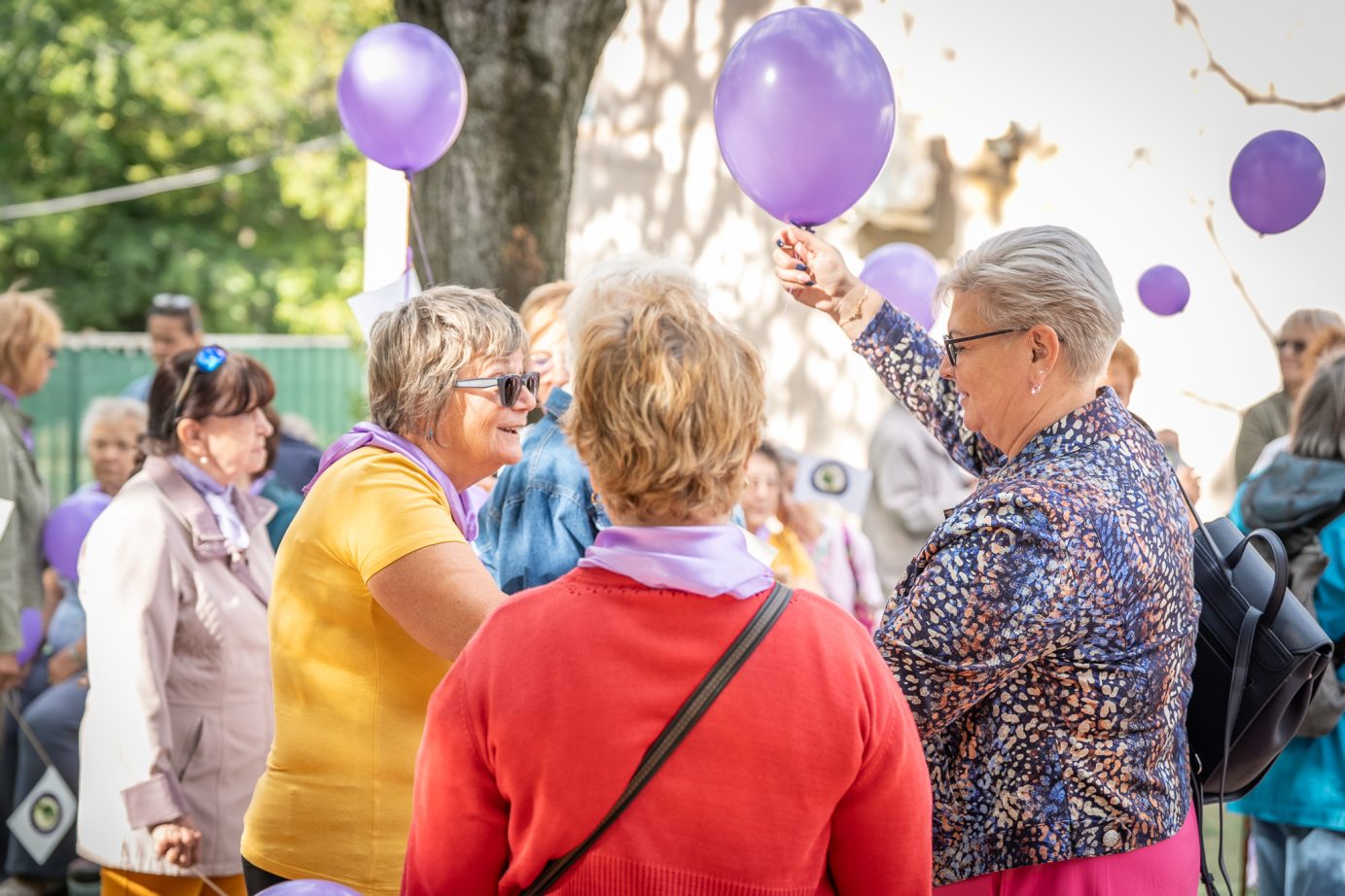 Cserdiné Németh Angéla az Alzheimer-világnapi programon