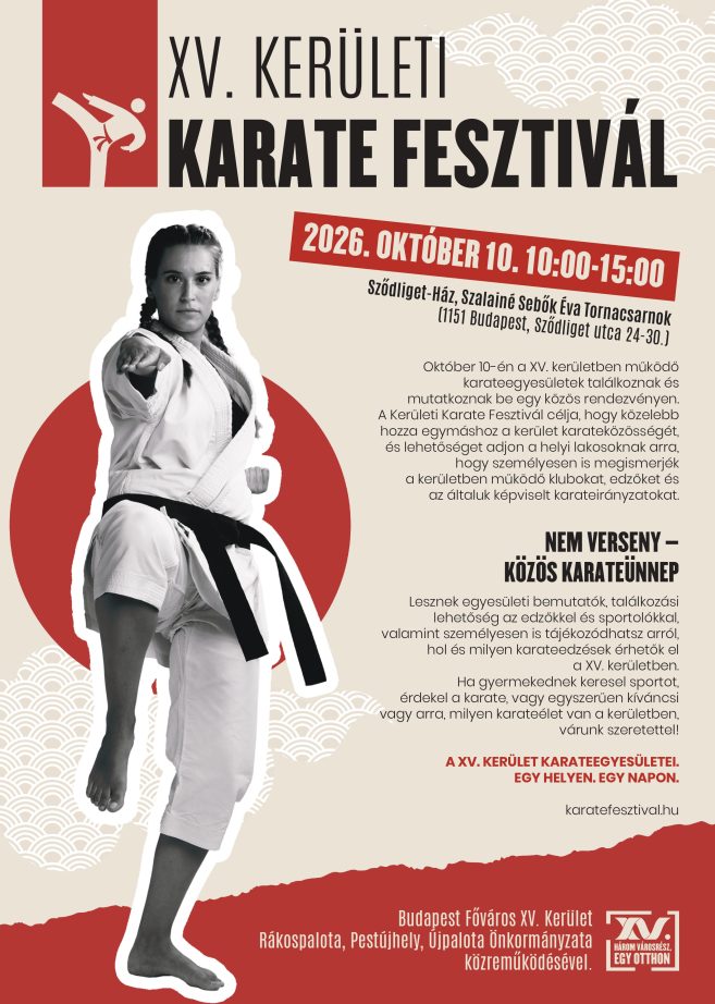 A Karate Fesztivál plakátja