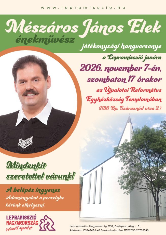 Jótékonysági hangverseny plakátja
